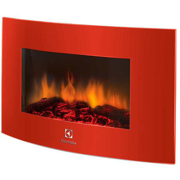Электрокамин Electrolux EFP/W - 1200URLS красный