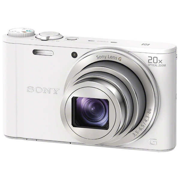 Фотоаппарат компактный Sony CyberShot WX350 White