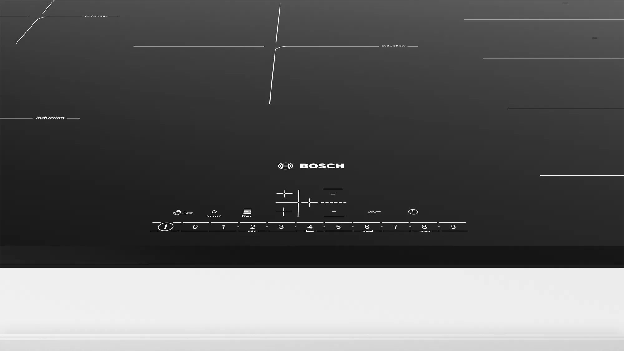 Индукционная варочная поверхность Bosch PXV851FC1E черный — фото 2