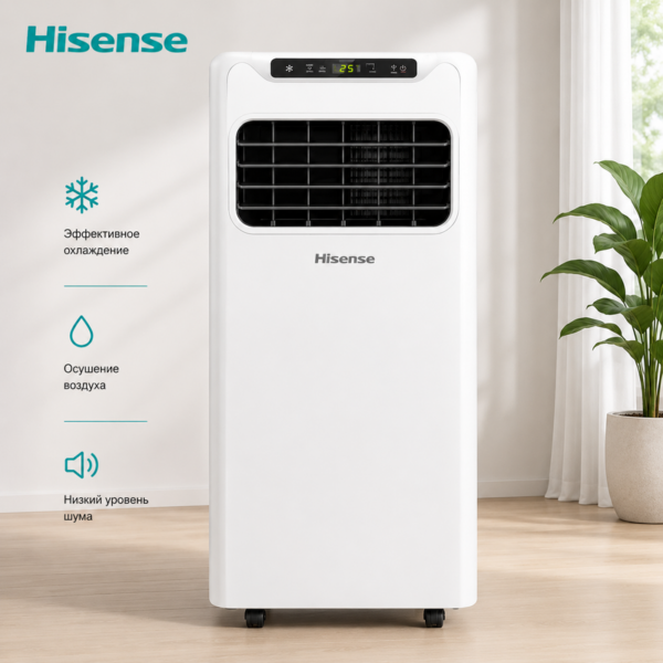 Кондиционер мобильный Hisense W-series AP-07CR4GKWS00 белый