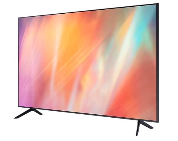 Телевизор SAMSUNG 75" 4K/Smart/UHD QLED 3840x2160 TV Bluetooth Wi-Fi Direct Tizen Titanium Grey UE75AU7100UXCE