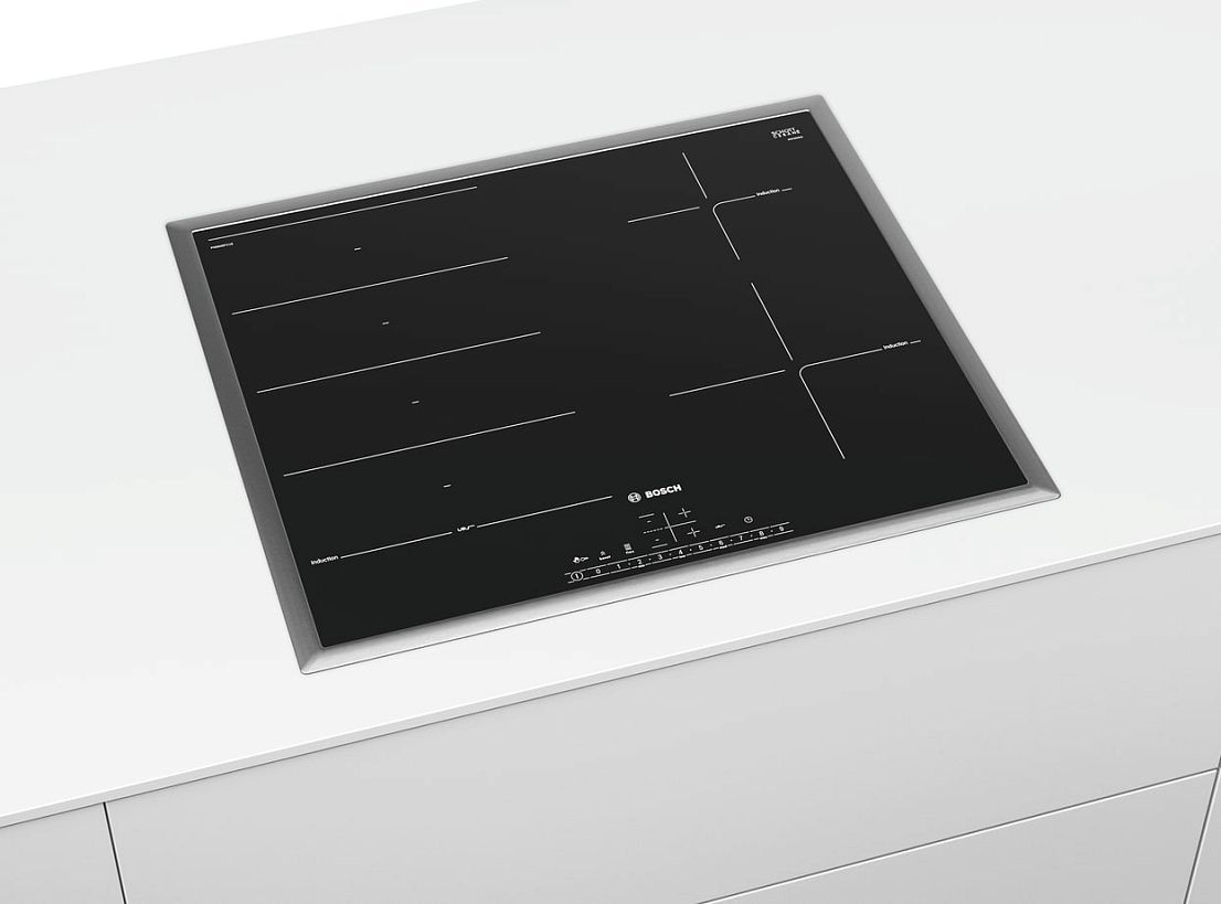 Индукционная варочная поверхность Bosch PXE645FC1E черный — фото 4