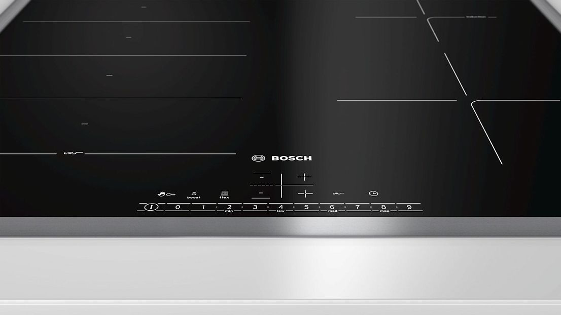 Индукционная варочная поверхность Bosch PXE645FC1E черный — фото 3