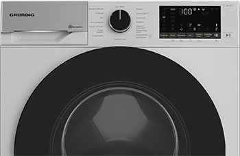 Стиральная машина узкая Grundig GW5 P57H21 W — фото 4