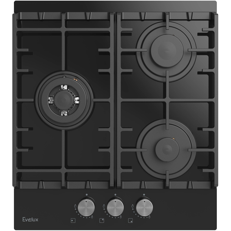 Встраиваемая варочная панель газовая EVELUX HEG 450 BG