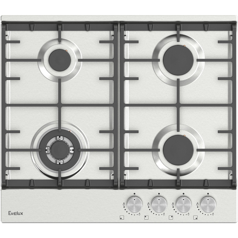 Встраиваемая варочная панель газовая EVELUX HEG 650 X