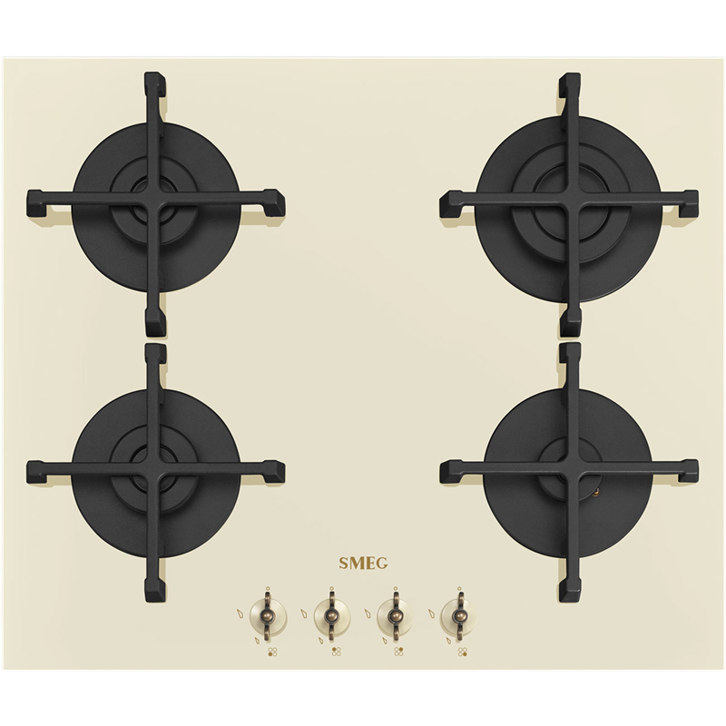 Встраиваемая газовая панель SMEG Coloniale PV864PO