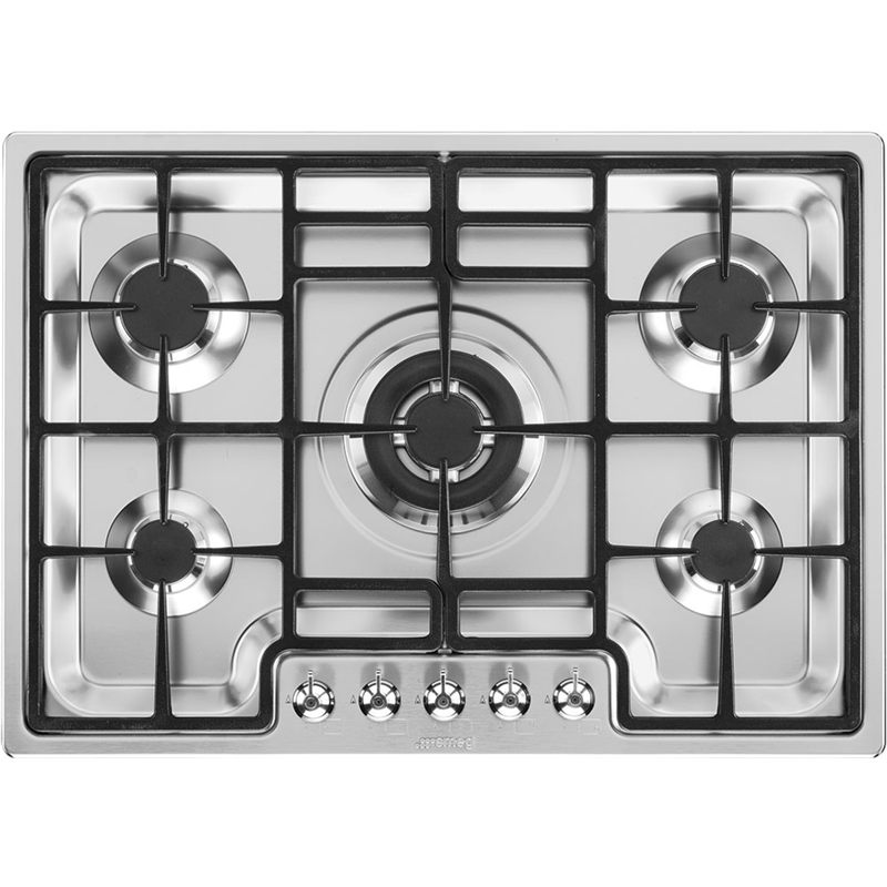 Встраиваемые газовые панели SMEG Classica PGF75-4