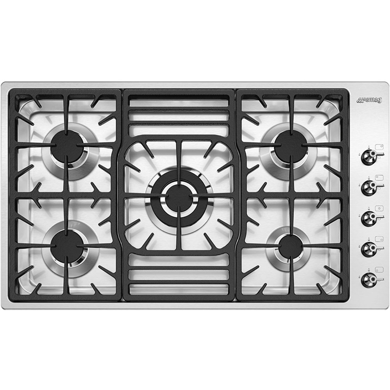 Встраиваемые газовые панели SMEG Classica PGF95-4