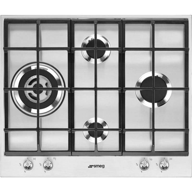 Встраиваемая газовая панель SMEG Linea PX164L