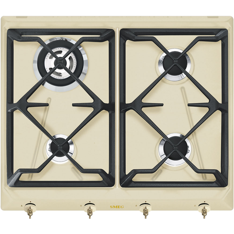 Встраиваемые газовые панели SMEG Coloniale SRV864POGH