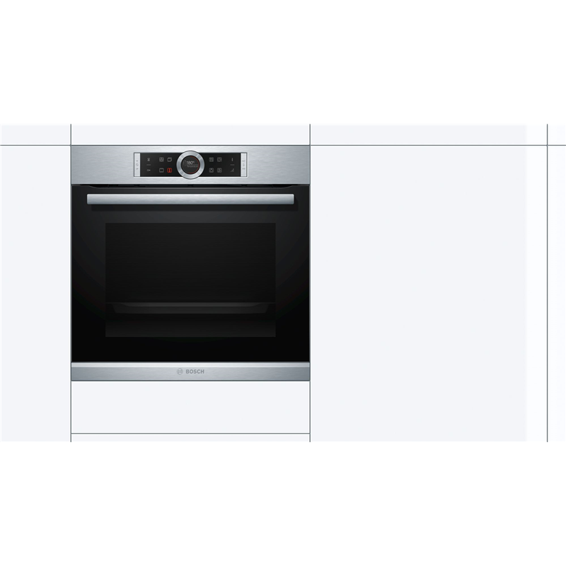 Встраиваемая электрическая духовка BOSCH Serie | 8 HBG655BS1 — фото 2