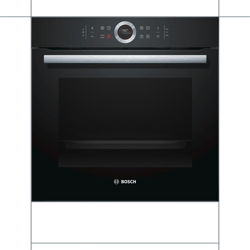 Встраиваемая электрическая духовка BOSCH HBG675BB1 — фото 4