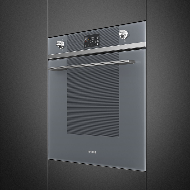 Встраиваемая электрическая духовка SMEG Linea SO6102TS — фото 2