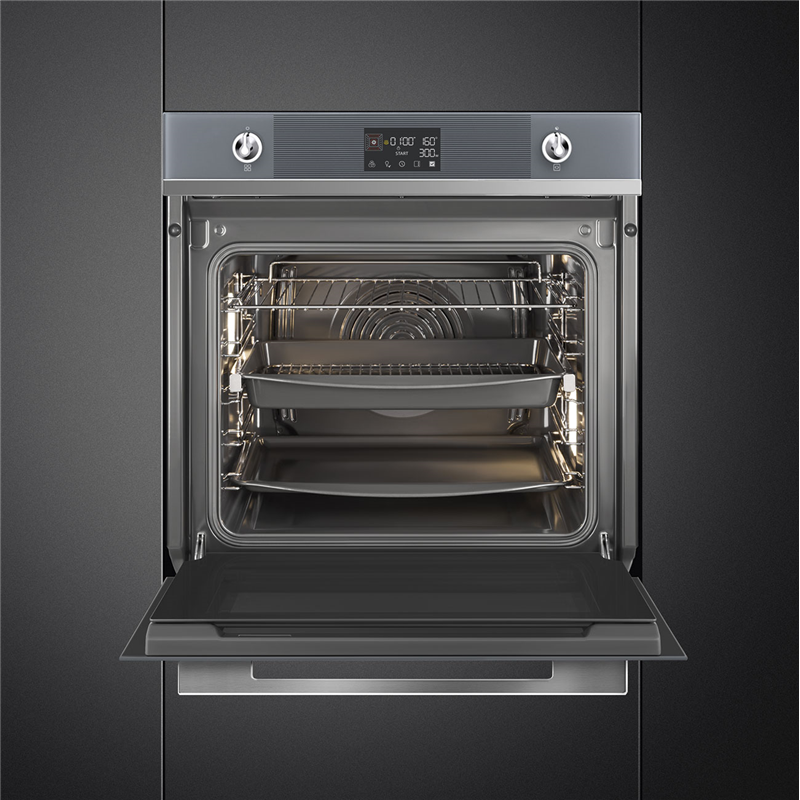Встраиваемая электрическая духовка SMEG Linea SO6102TS — фото 3