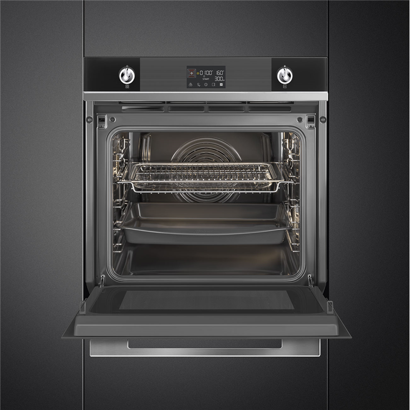 Встраиваемая электрическая духовка SMEG Linea SO6102M2N — фото 3
