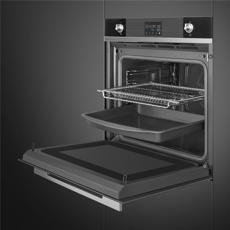 Встраиваемая электрическая духовка SMEG Linea SO6102M2N — фото 4
