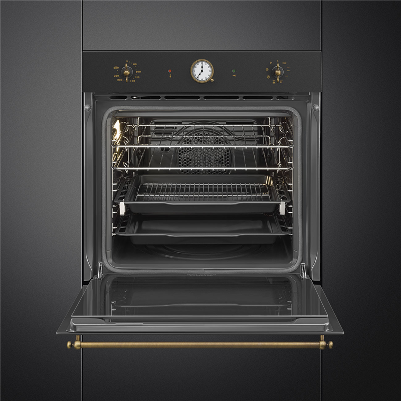 Встраиваемая электрическая духовка SMEG Coloniale SFP805AO — фото 3