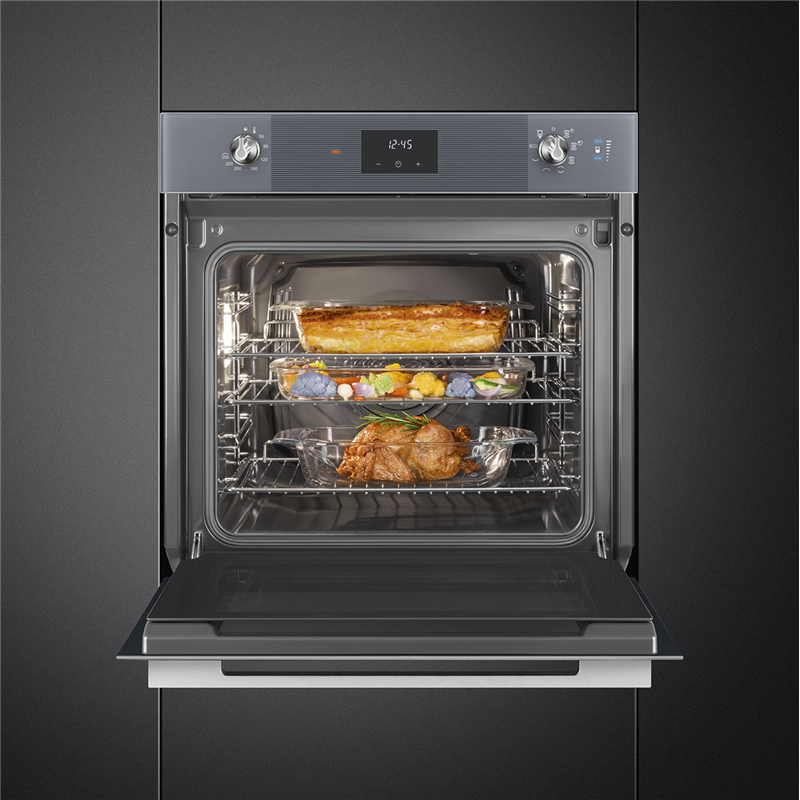 Встраиваемая электрическая духовка SMEG Linea SO6100S2S — фото 10