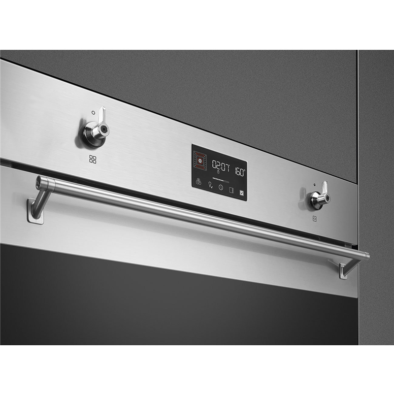 Встраиваемая электрическая духовка SMEG Classica SO6302TX — фото 4