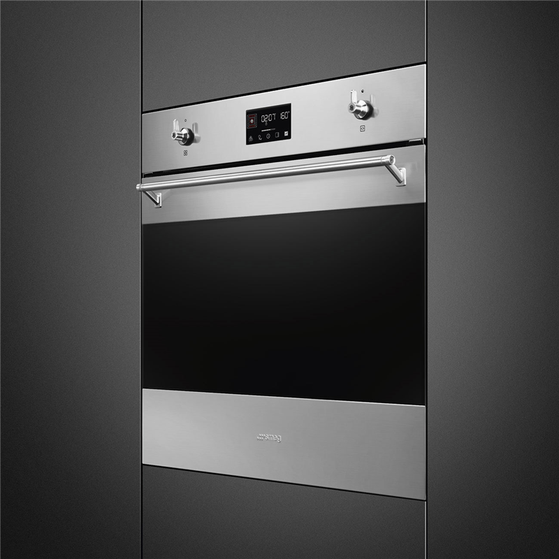 Встраиваемая электрическая духовка SMEG Classica SO6302TX — фото 2