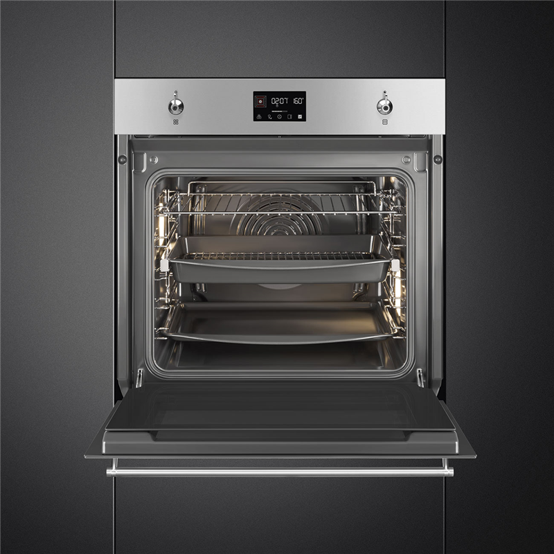 Встраиваемая электрическая духовка SMEG Classica SO6302TX — фото 3