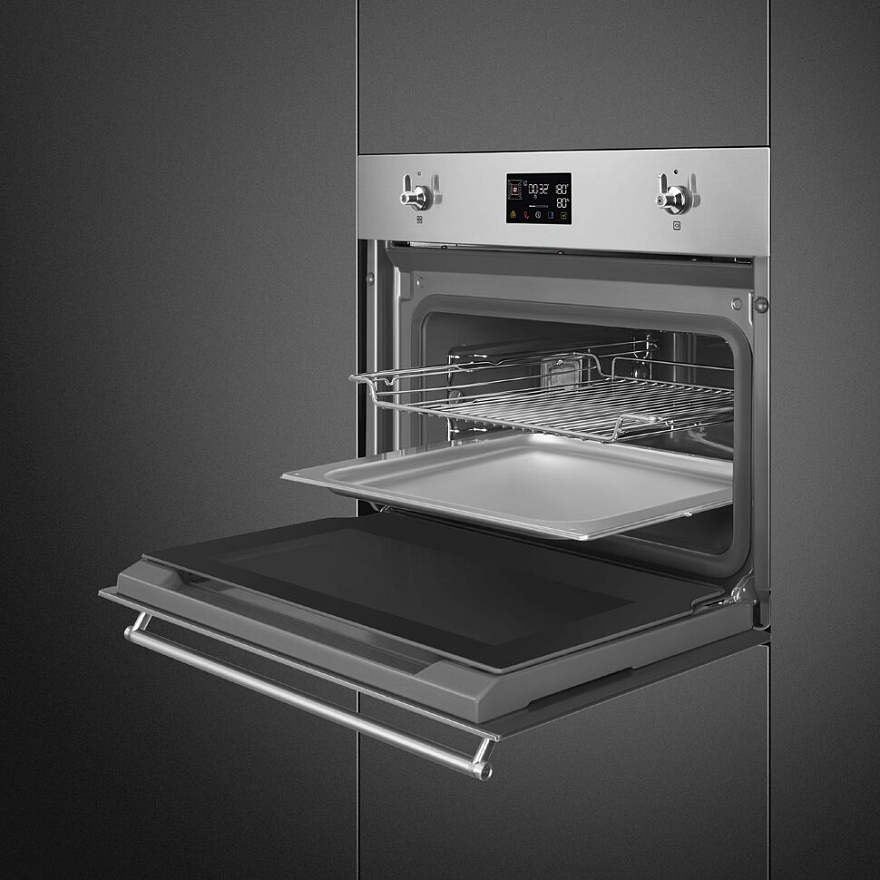 Встраиваемая электрическая духовка SMEG SO4302S3X — фото 4