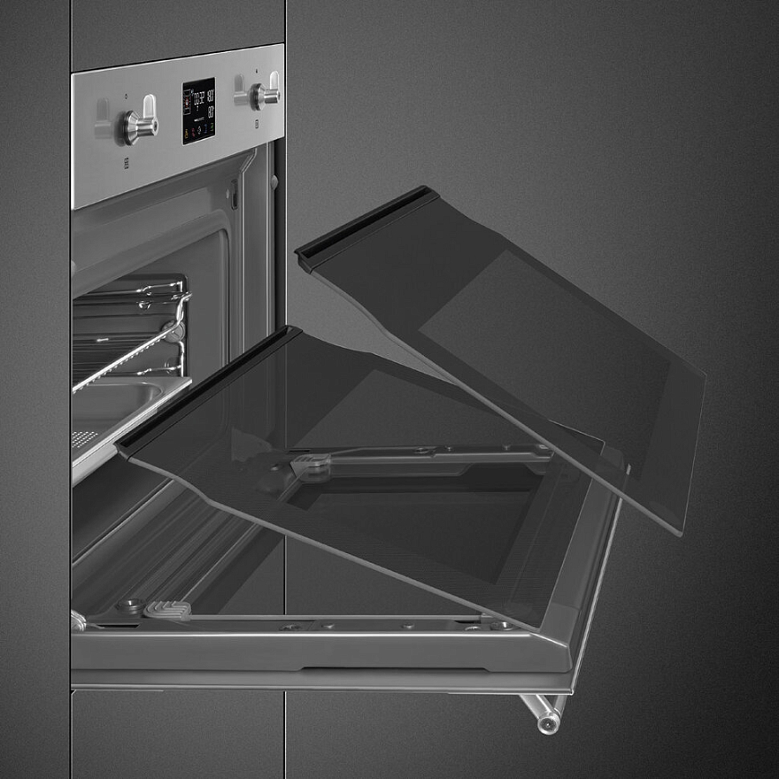 Встраиваемая электрическая духовка SMEG SO4302S3X — фото 7