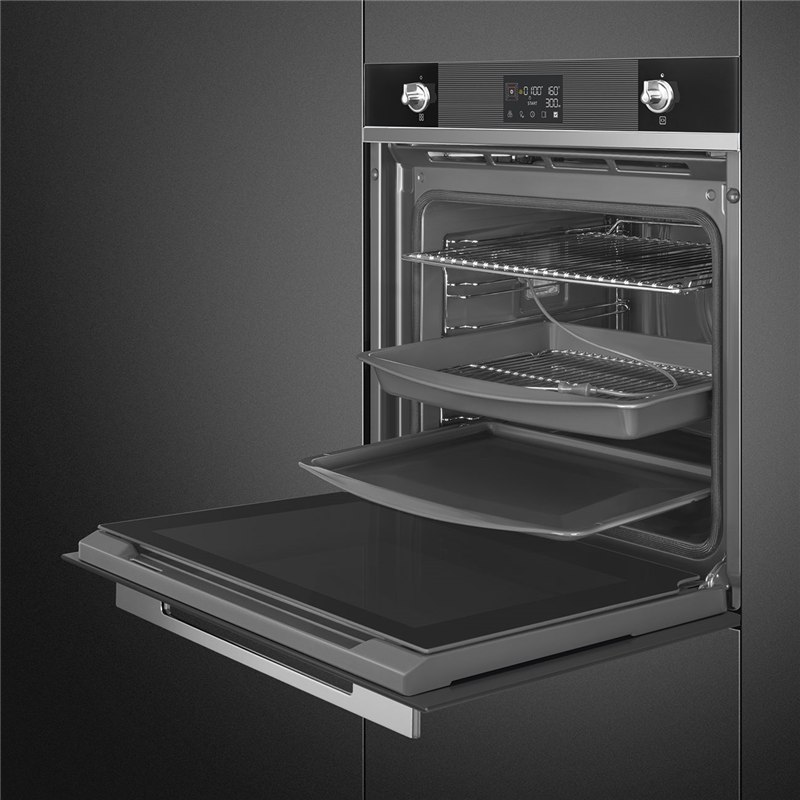 Встраиваемая электрическая духовка SMEG Linea SOP6102TN — фото 4