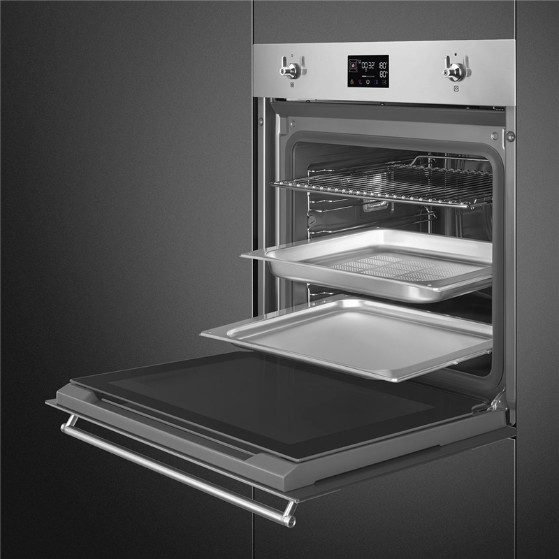 Встраиваемый духовой шкаф Smeg SO6302S3PX — фото 3