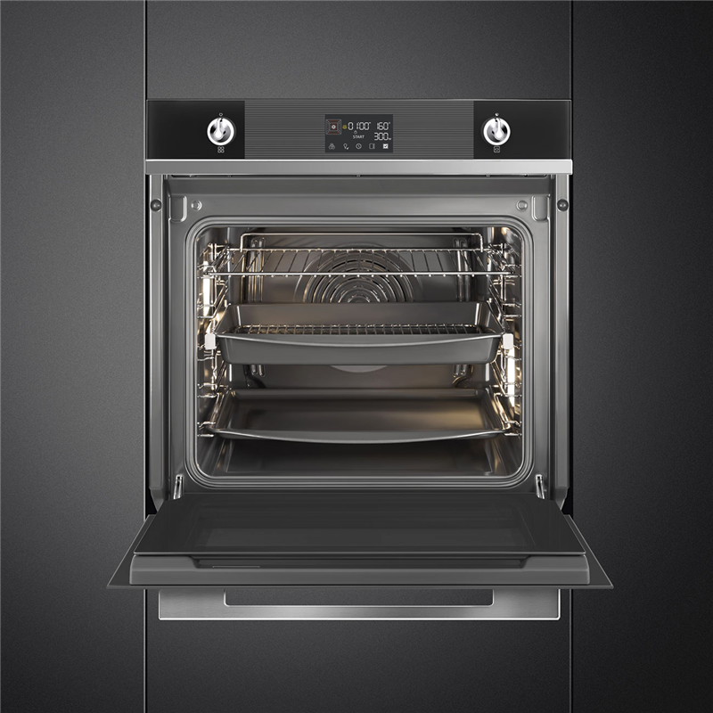 Встраиваемая электрическая духовка SMEG Духовой шкаф электрический SO6102TN — фото 3