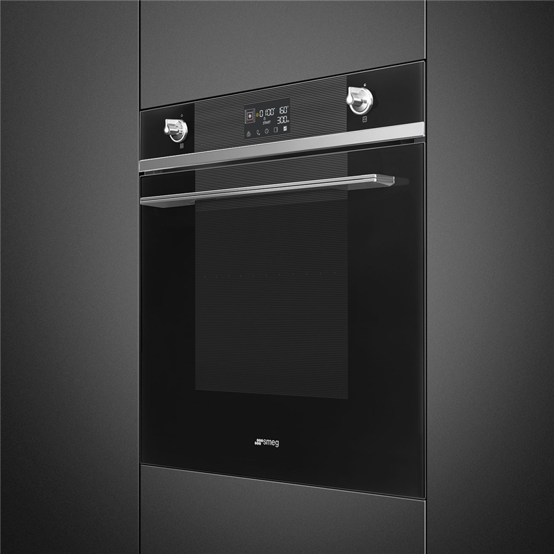 Встраиваемая электрическая духовка SMEG Духовой шкаф электрический SO6102TN — фото 2