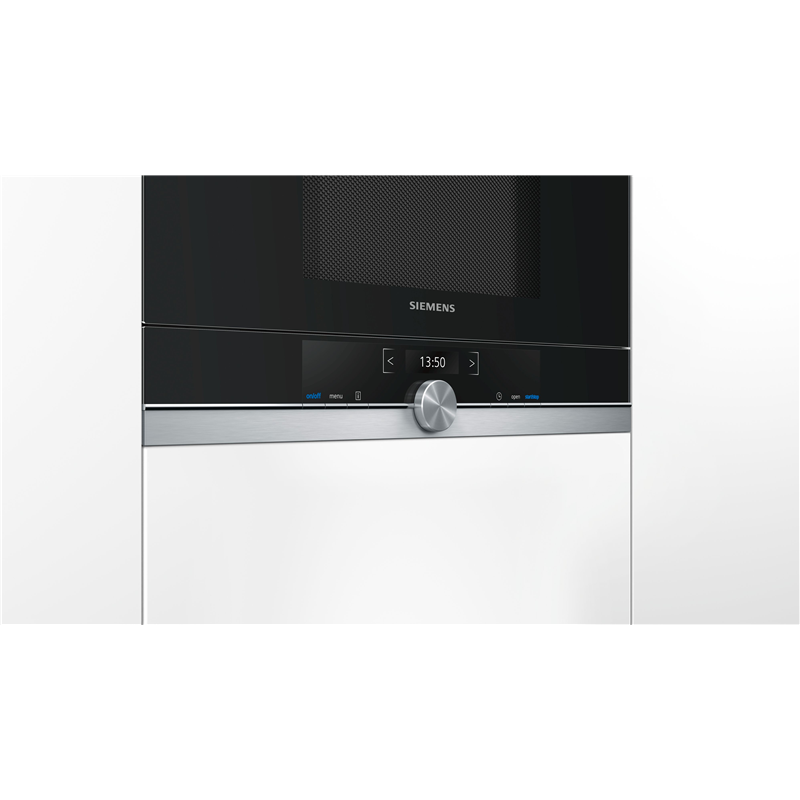 Встраиваемая микроволновая печь SIEMENS iQ700 BE634LGS1 — фото 3