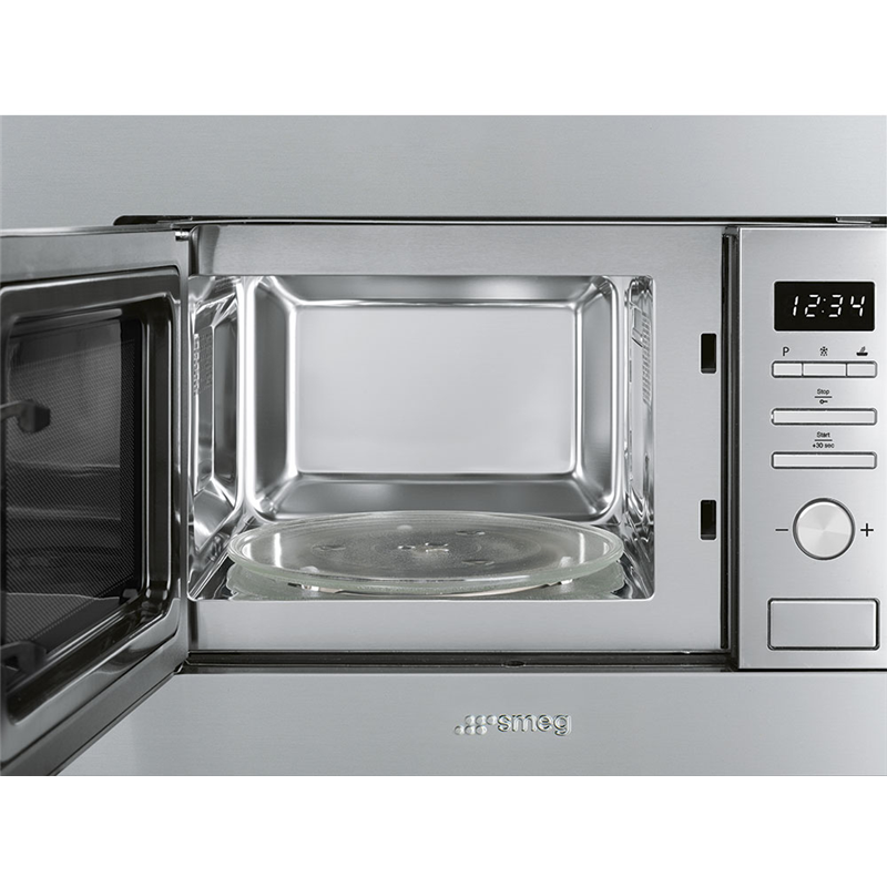 Встраиваемая микроволновая печь SMEG FMI020X — фото 2