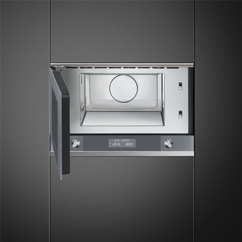 Встраиваемая микроволновая печь SMEG Linea MP122S1 — фото 3