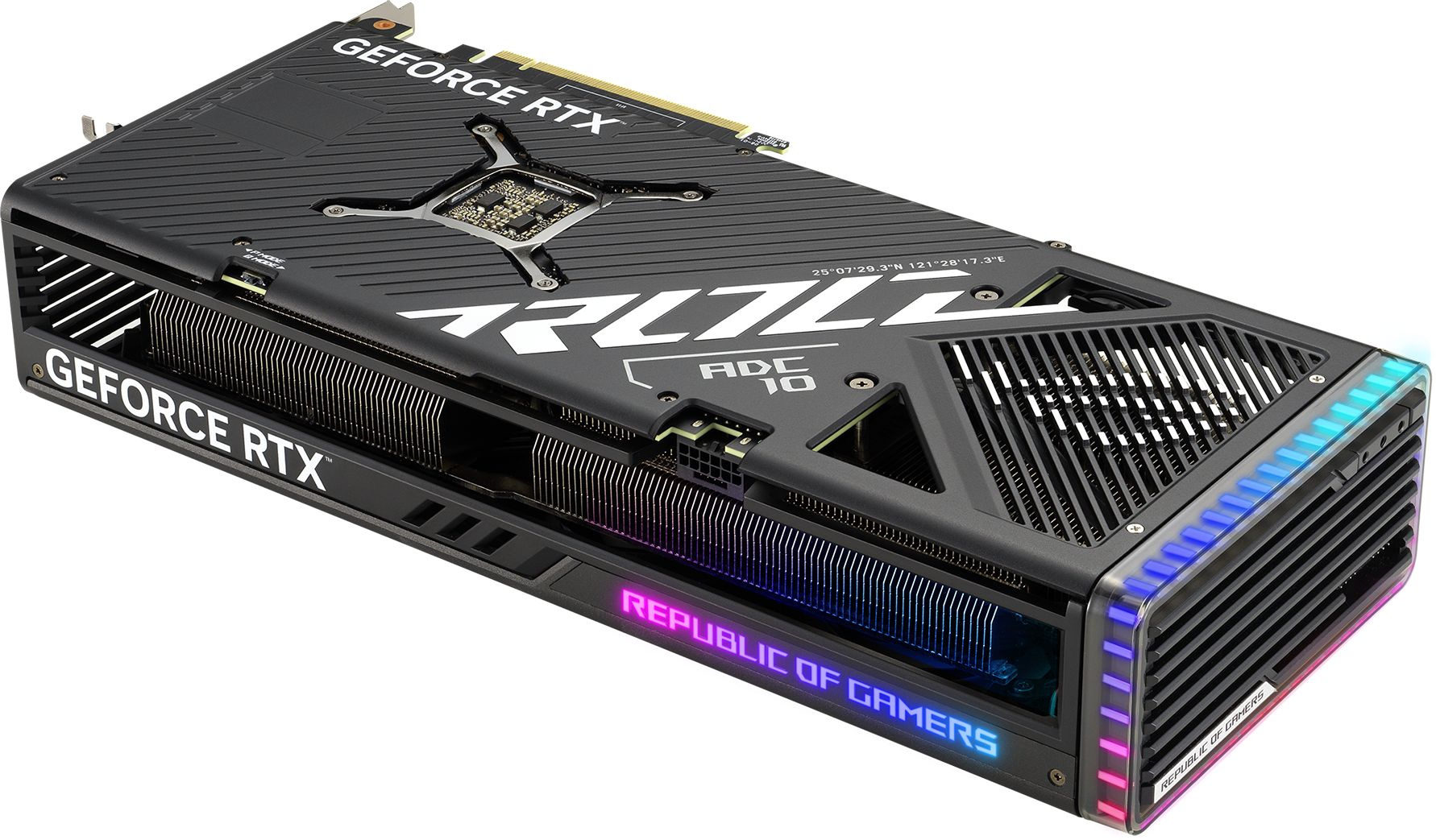 Видеокарта Asus PCI-E 4.0 ROG-STRIX-RTX4070TI-O12G-GAMING NVIDIA GeForce RTX 4070TI 12288Mb 192 GDDR6X 2610/21000 HDMIx2 DPx3 HDCP Ret — фото 4