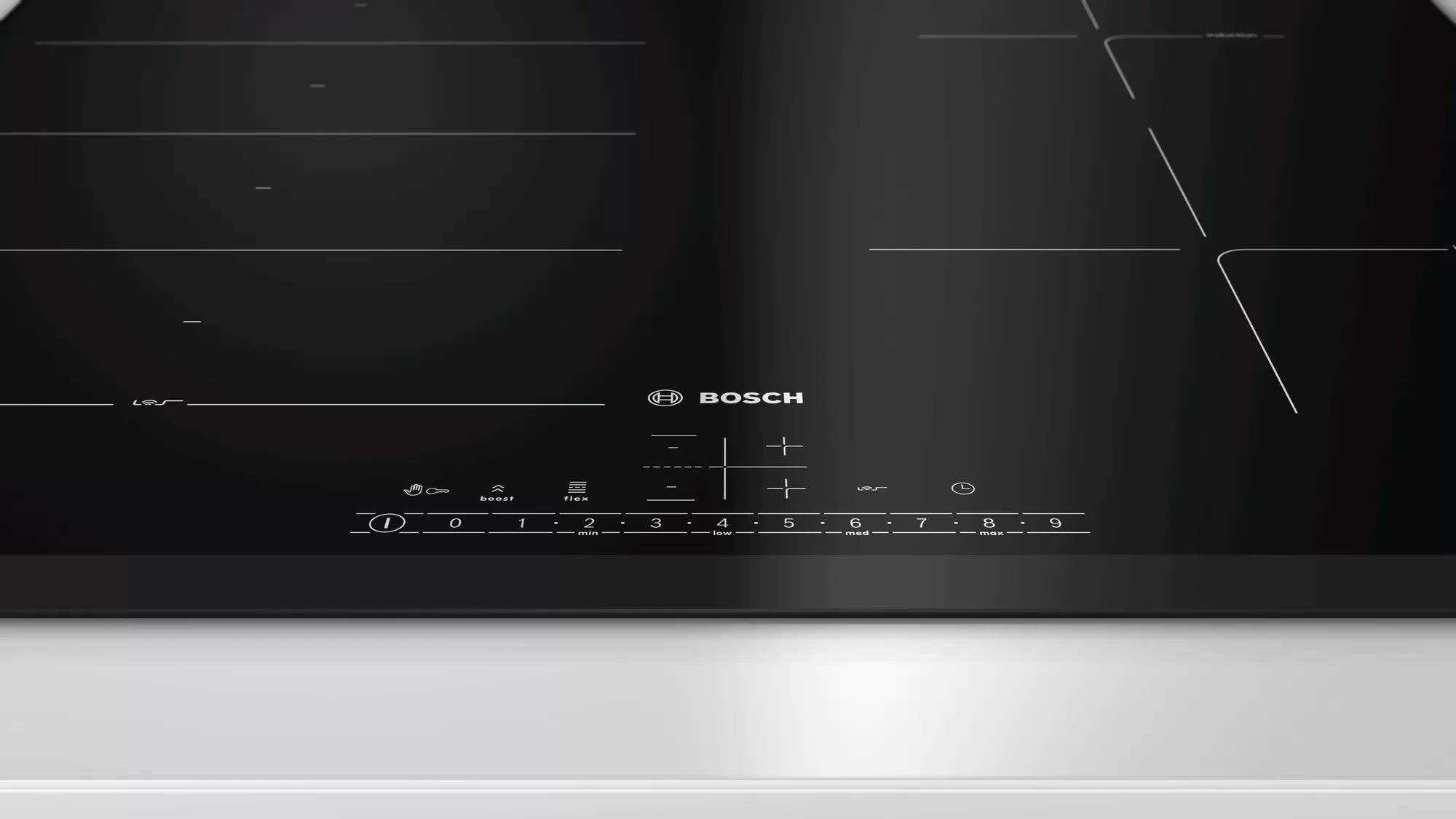 Индукционная варочная поверхность Bosch PXE651FC1E черный — фото 2