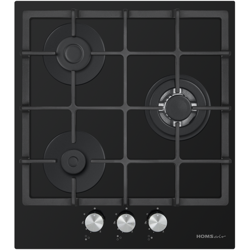 Встраиваемая газовая панель HOMSair HGG433TGCBK