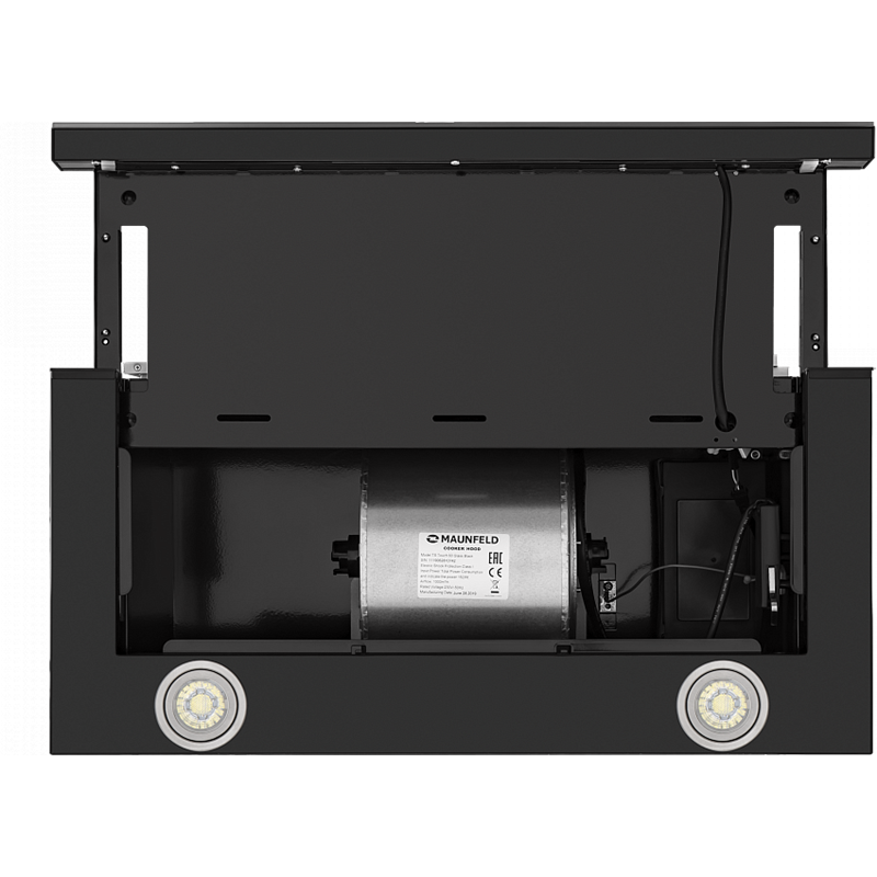 ВЫТЯЖКА MAUNFELD TS Touch 60 Glass Black — фото 6