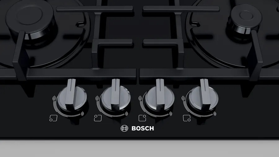 Газовая варочная поверхность Bosch Serie 4 PNH6B6B90 черный