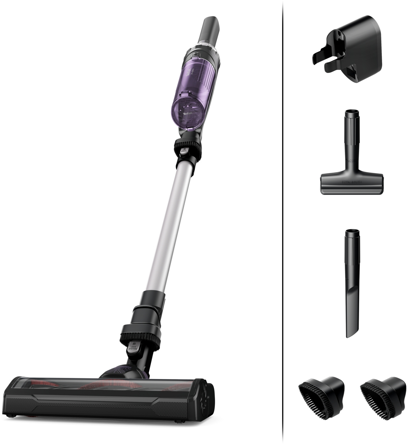Пылесос ручной Tefal X-Nano Essential TY1129WO черный/фиолетовый — фото 2