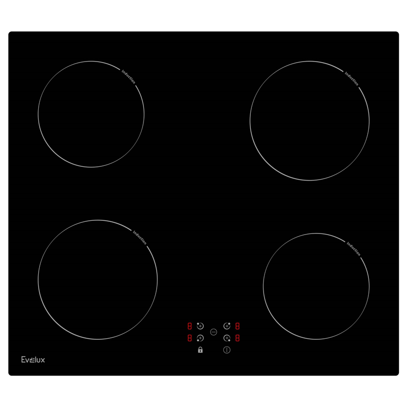 Встраиваемая варочная панель индукция EVELUX HEI 640 B