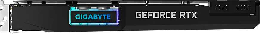 Видеокарта Gigabyte PCI-E 4.0 GV-N3080GAMINGOC WB-10GD NVIDIA GeForce RTX 3080 10240Mb 320 GDDR6X 1800/19000 HDMIx2 DPx3 HDCP Ret