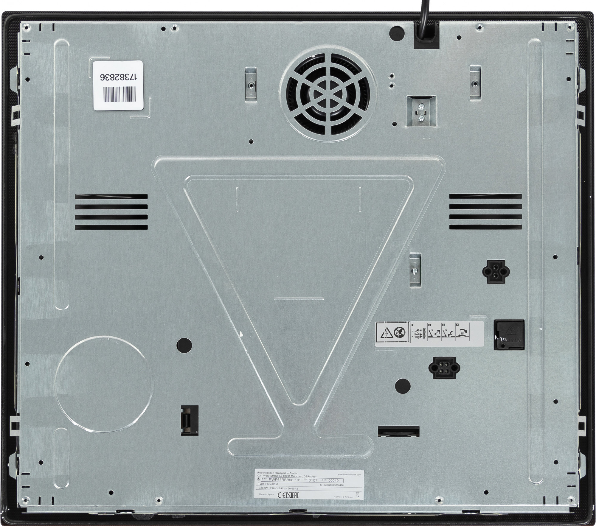 Индукционная варочная поверхность Bosch PWP63RBB6E черный — фото 18