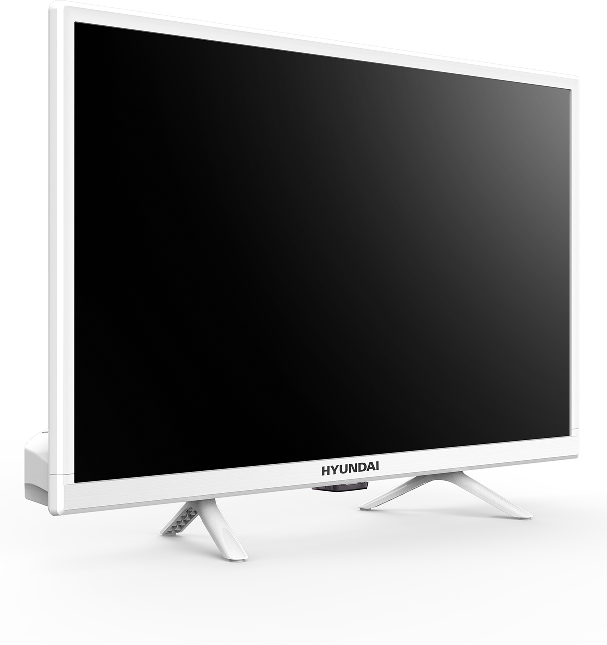 Телевизор LED Hyundai 24" H-LED24BS5102 Салют ТВ Slim Design белый HD 60Hz DVB-T DVB-T2 DVB-C DVB-S DVB-S2 USB WiFi Smart TV — фото 3