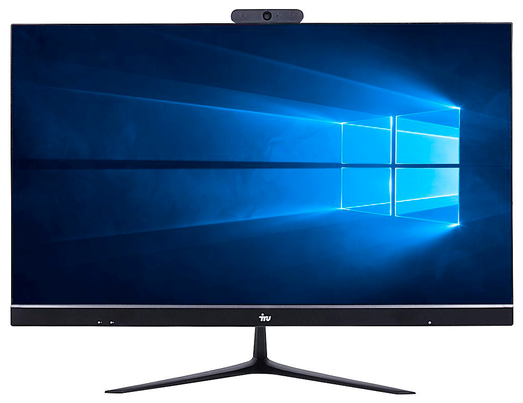 Моноблок IRU Office P2310CL 23.8" Full HD i5 10400 (2.9) 8Gb 1Tb SSD240Gb UHDG 630 Windows 10 Home Single Language 64 GbitEth WiFi BT 120W Cam черный 1920x1080 (RUS)