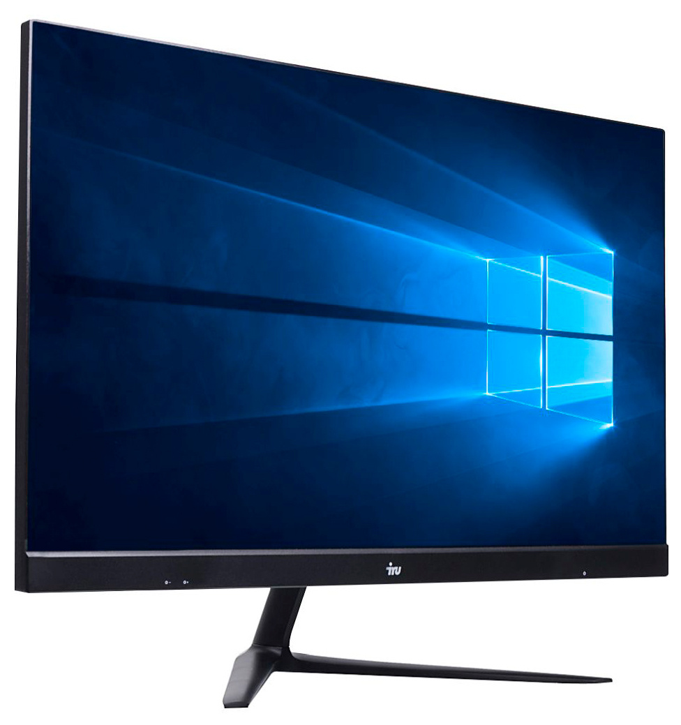 Моноблок IRU Office P2310CL 23.8" Full HD i5 10400 (2.9) 8Gb 1Tb SSD240Gb UHDG 630 Windows 10 Home Single Language 64 GbitEth WiFi BT 120W Cam черный 1920x1080 (RUS) — фото 2