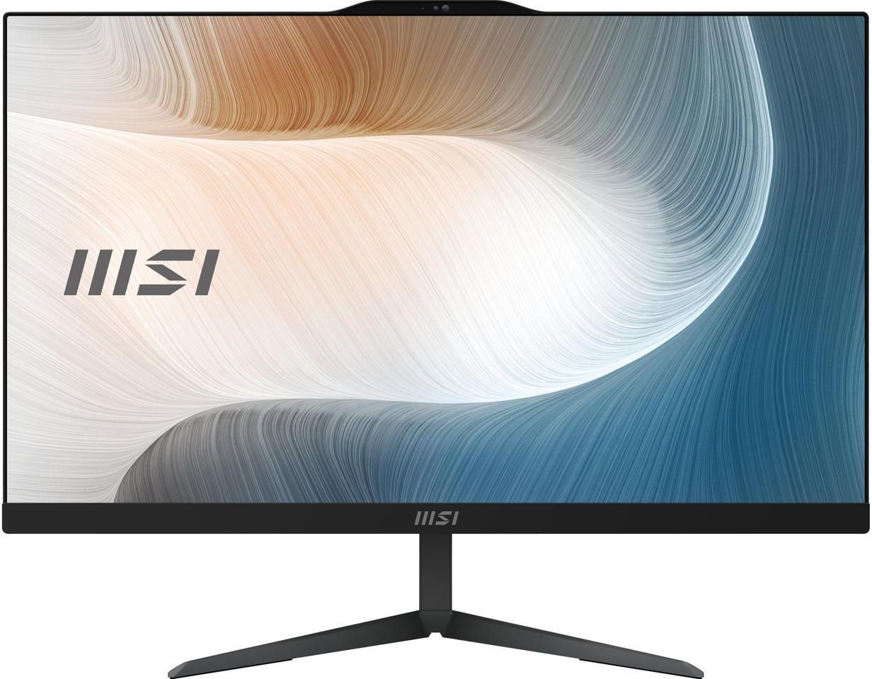 Моноблок MSI Modern AM242 11M-897XRU 23.8" Full HD PG 7505 (2.0) 4Gb SSD512Gb UHDG noOS GbitEth WiFi BT 120W клавиатура мышь Cam черный 1920x1080