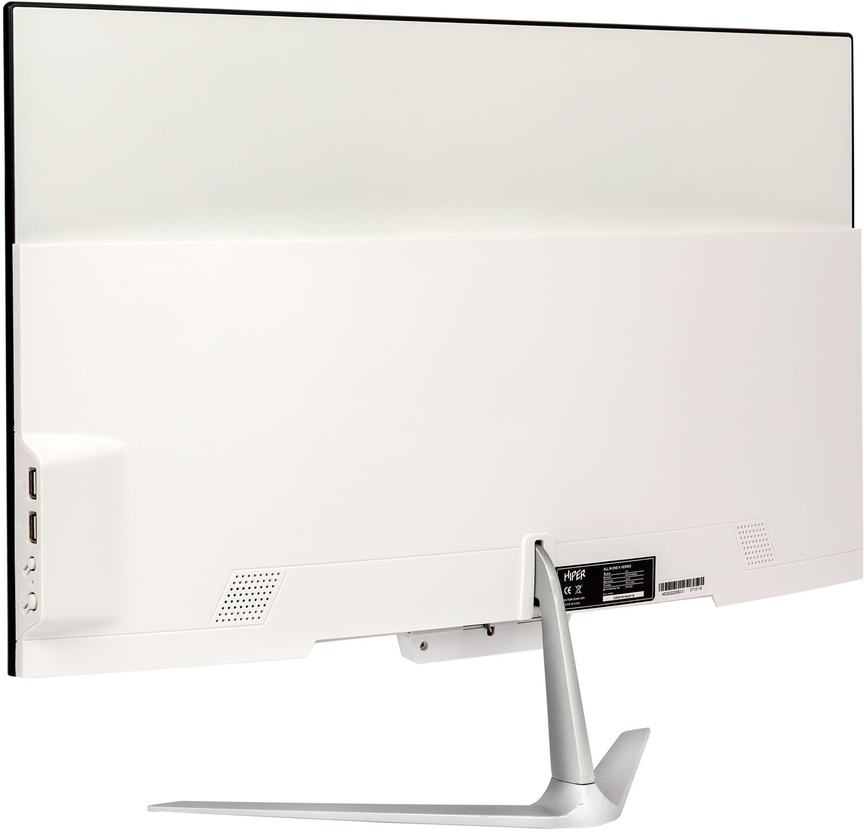 Моноблок Hiper V2 23.8" Full HD i5 10400 (2.9) 8Gb SSD512Gb UHDG 630 Windows 10 Professional GbitEth WiFi BT 120W клавиатура мышь Cam белый 1920x1080 — фото 5