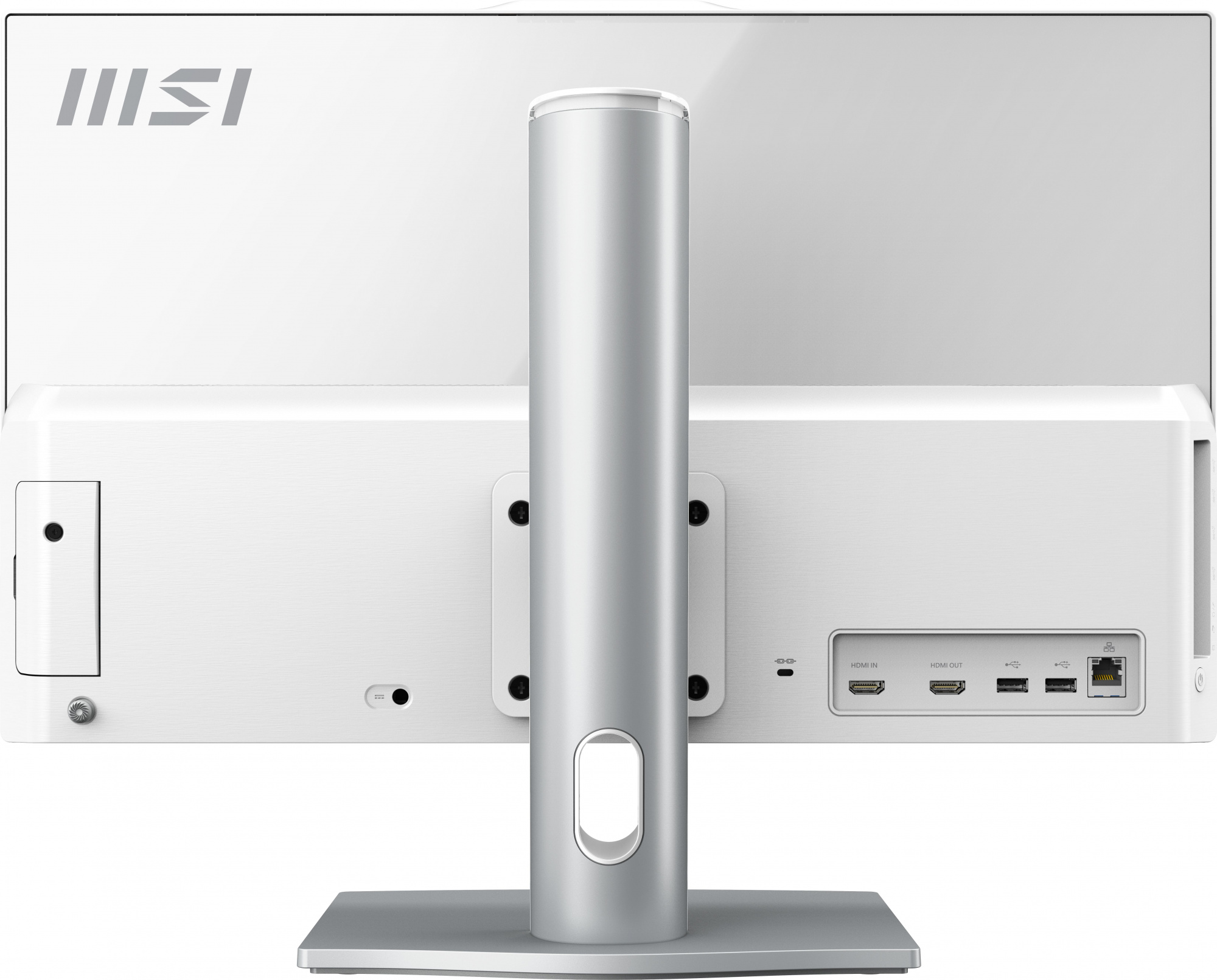 Моноблок MSI Modern AM242P 12M-213XRU 23.8" Full HD i5 1240P (1.7) 16Gb SSD512Gb Iris Xe noOS GbitEth WiFi BT 120W клавиатура мышь Cam белый 1920x1080 — фото 4